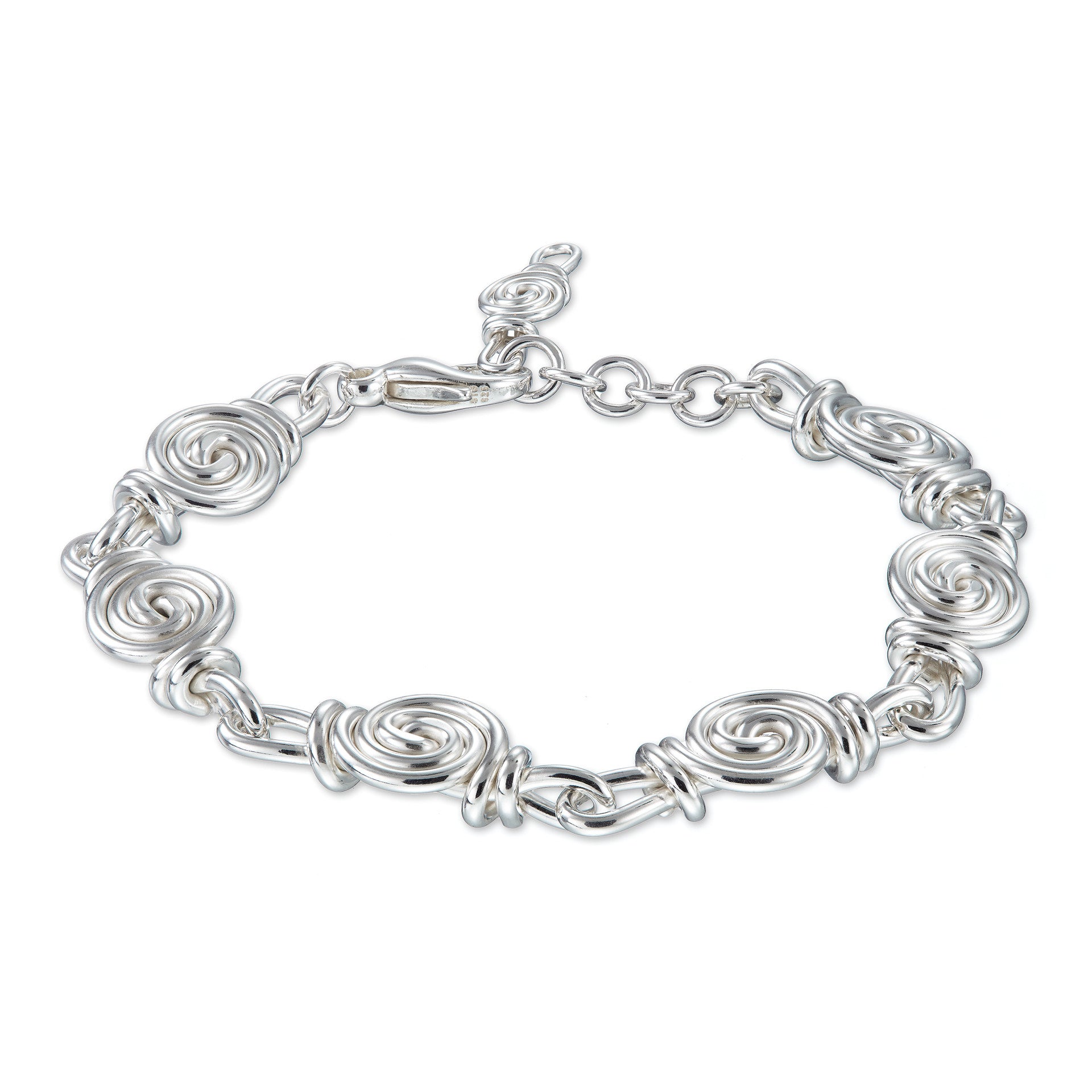Spiral Chain Bracelet – Jewellery by Fergus Grant Stevenson