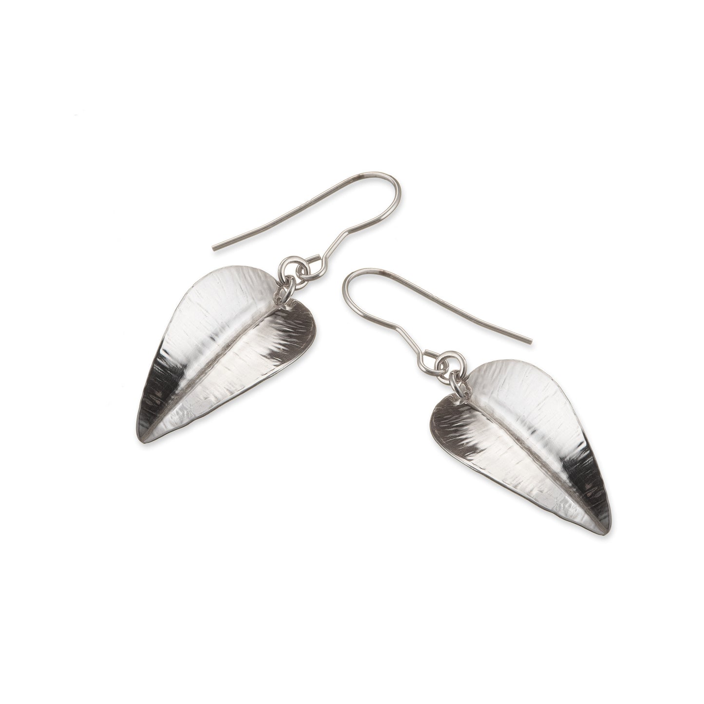 Open Leaf Drop Earrings